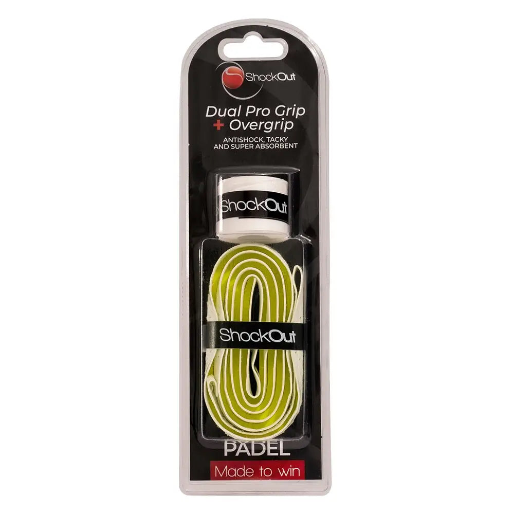 Shockout Dual Pro Grip Padel White/Green