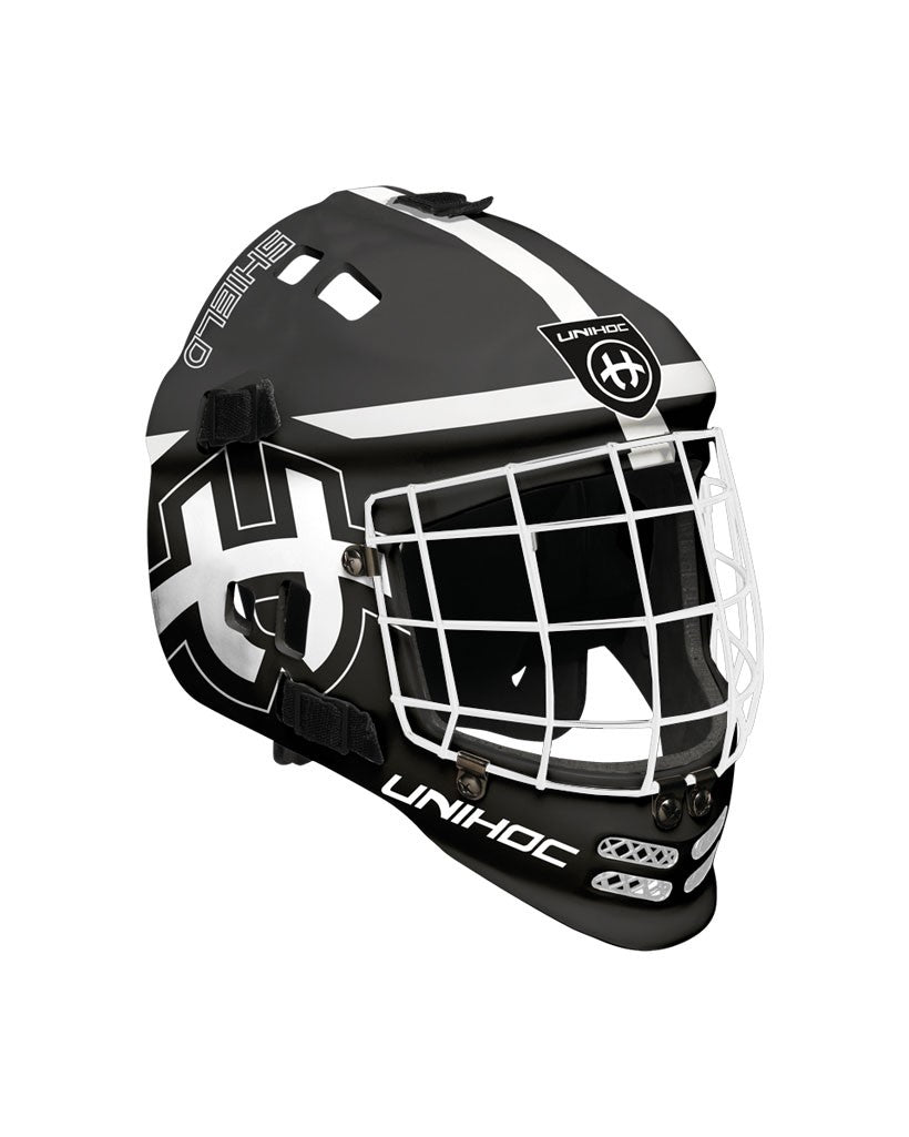 Målvaktshjälm Shield Svart/vit