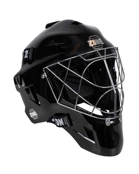 Zone Goalie Mask PÄIVITYS PRO CAT EYE CAGE musta/hopea 26/27